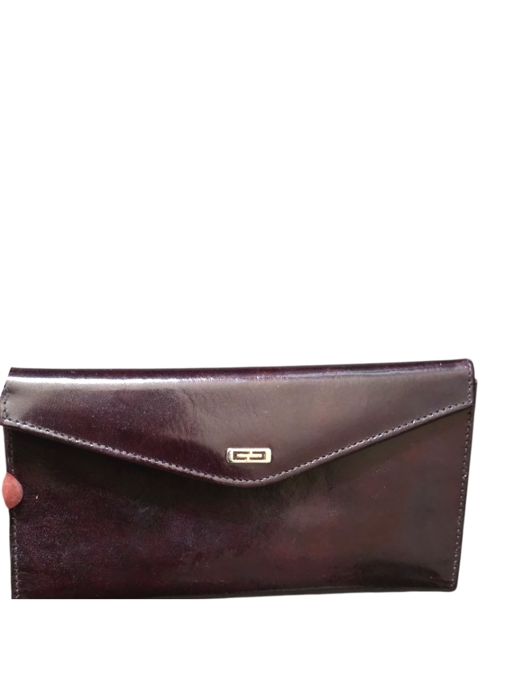 GARY Vintage Burgundy Leather Wallet USA Made Genuine Leather